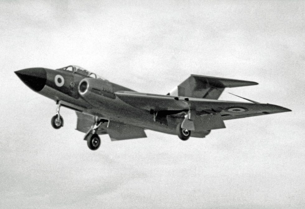 An early FAW.1  the first production Javelins that entered service in 1956.