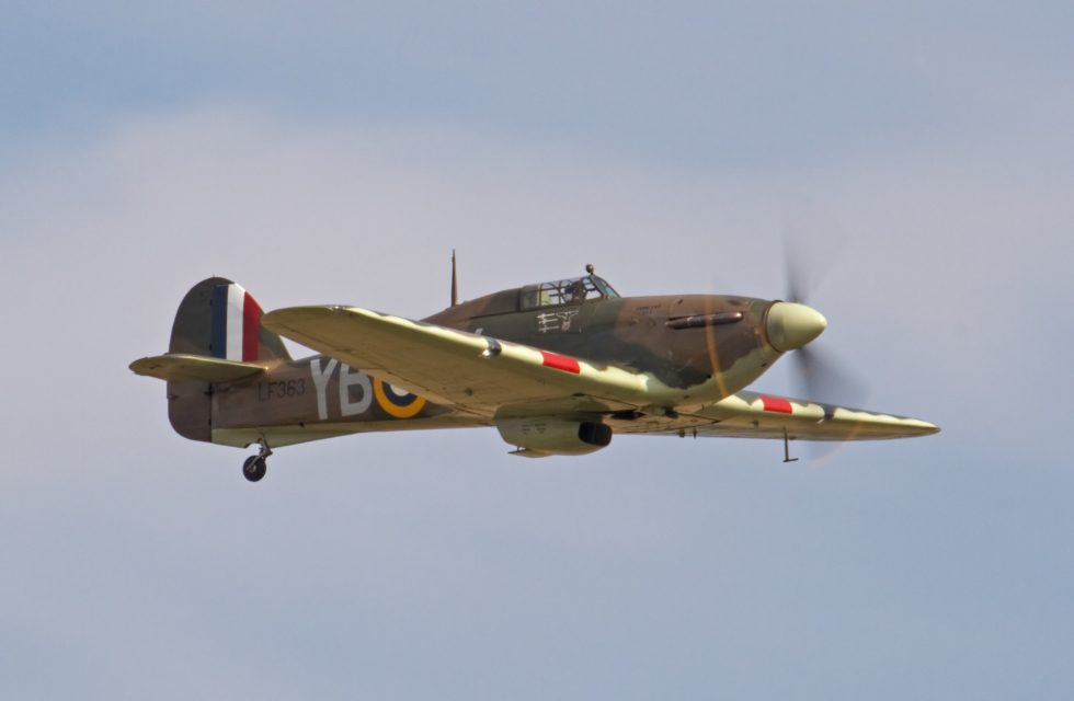 Hurricane LF363 of the RAF Battle of Britain Memorial Flight, still flying today.
