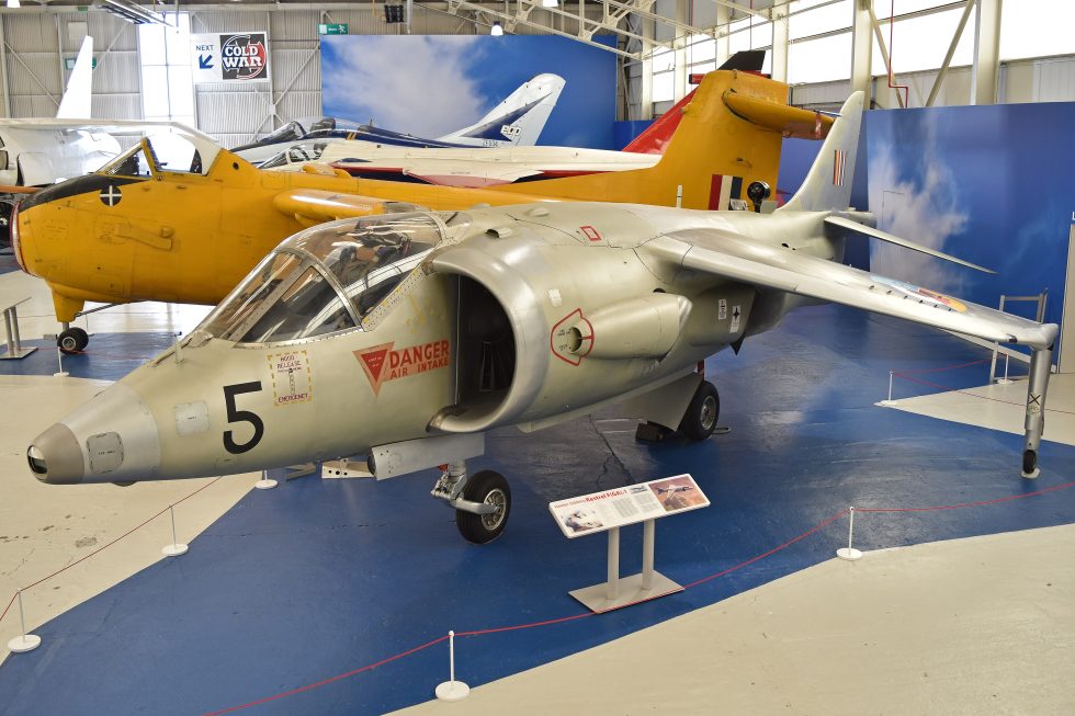 Kestrel FGA.1 XS695, one of the nine aircraft flown by British, American and West German pilots in the 1965 trials.