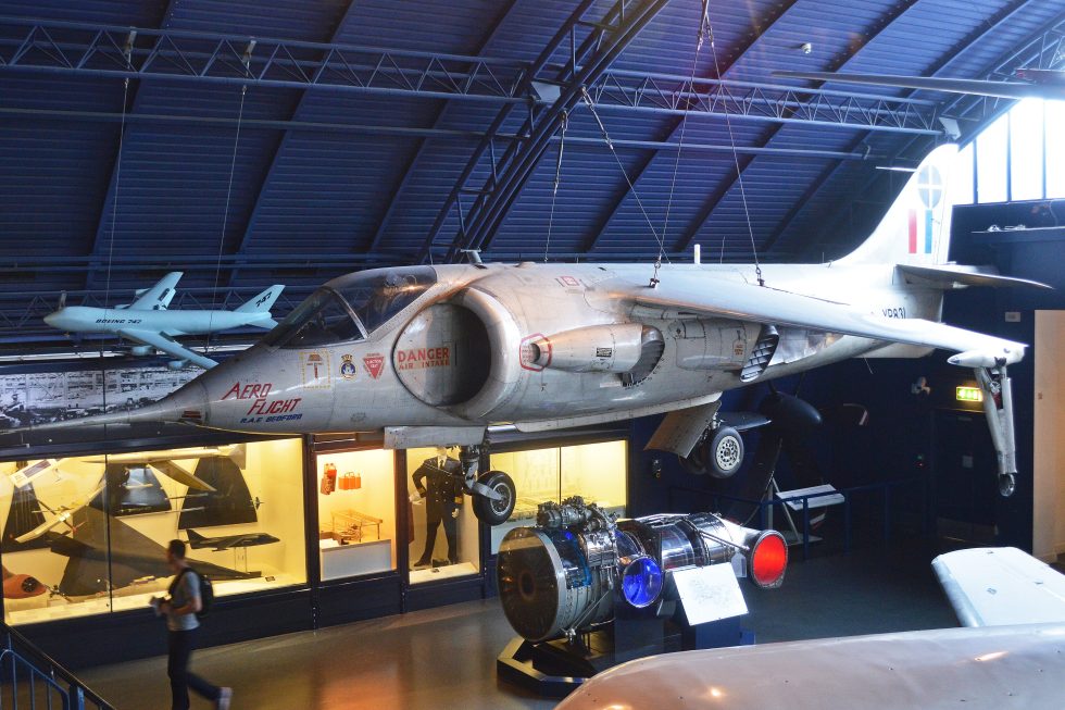Hawker P.1127 XP831, the first prototype the aircraft that made the very first tethered hover in October 1960.