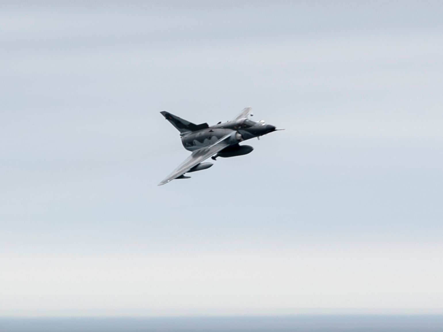 IAI Kfir delta fighter in flight