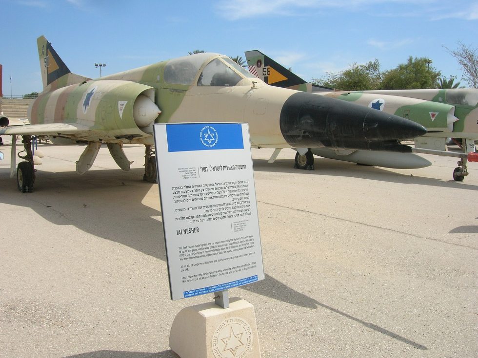 A preserved IAI Nesher Israels reverse-engineered Mirage 5.