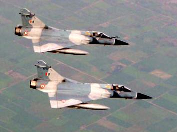 An Indian Air Force Mirage 2000  India was the largest export customer, flying the Vajra.