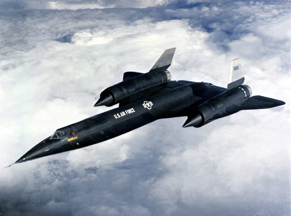 A Lockheed A-12 in flight  the CIAs single-seat Mach-3 reconnaissance aircraft.