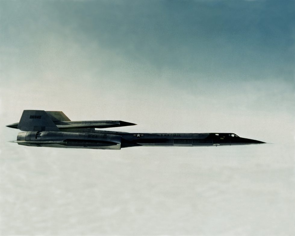 A two-seat M-21 carrying a D-21 reconnaissance drone on its back  the ill-fated launch programme.