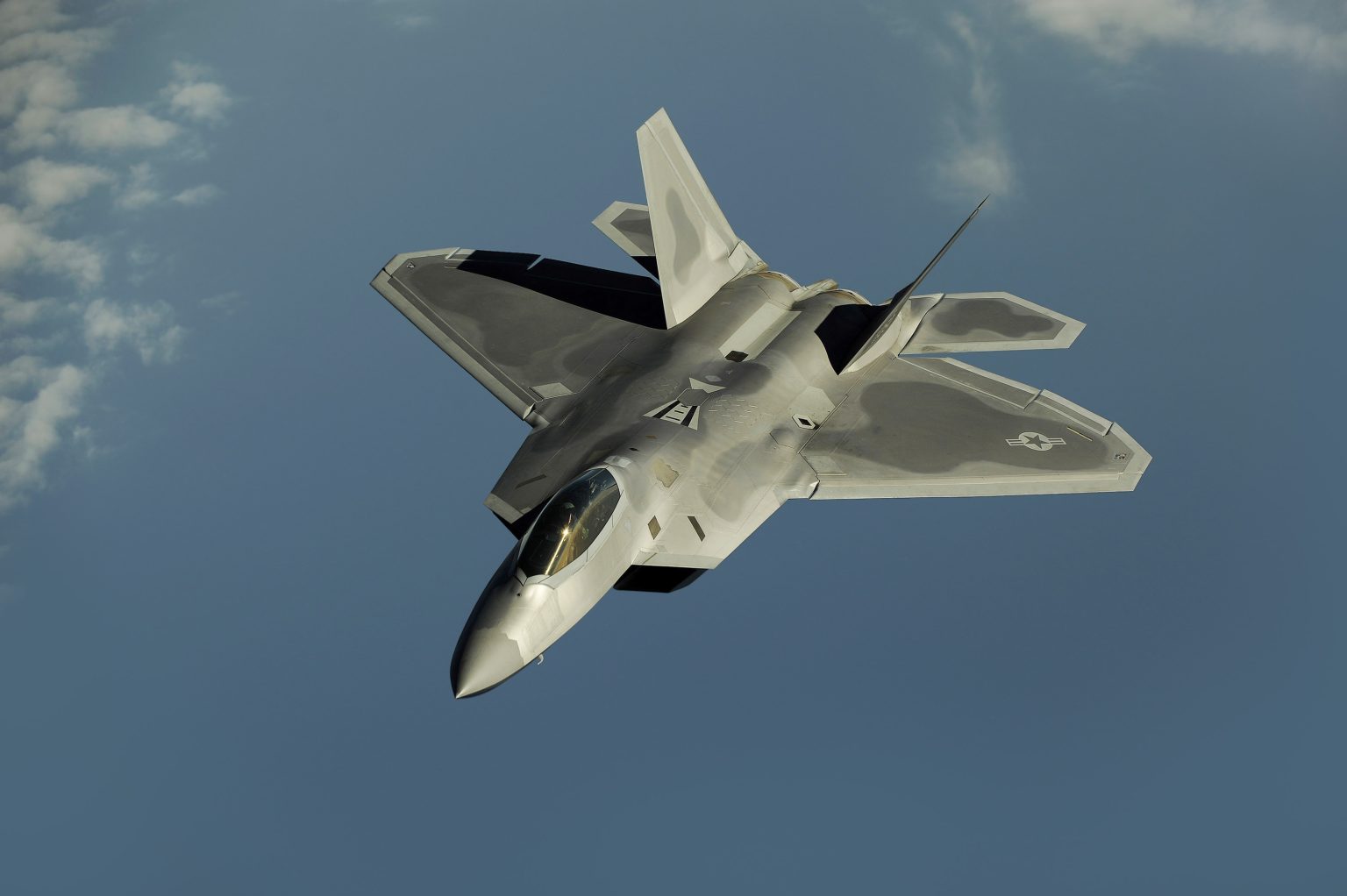 Lockheed Martin F-22 Raptor in flight