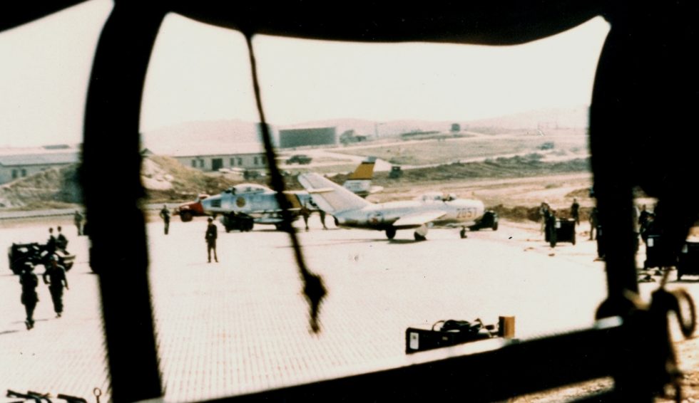 The intact MiG-15 at Kimpo Air Base, September 1953 the Wests long-sought prize.
