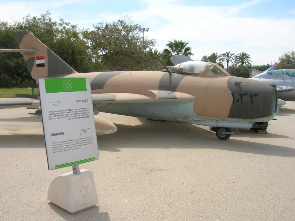 A preserved MiG-17 on museum display thousands survive worldwide.