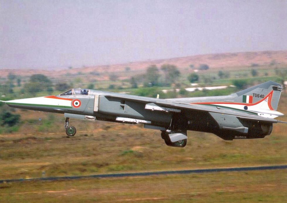 A MiG-27 Flogger  the Soviet dedicated ground-attack derivative of the MiG-23.