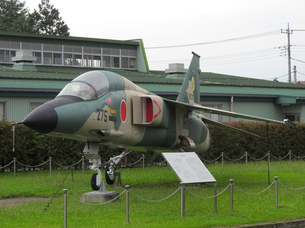 A JASDF F-1 preserved at Fuchu Air Base  the type served only with Japan.