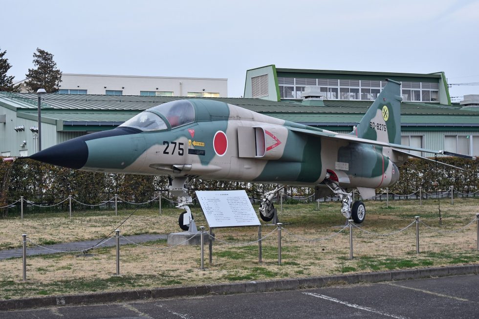 A preserved F-1 (serial 60-8275)  one of 77 built by Mitsubishi and Fuji.