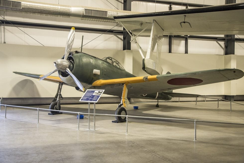 A restored Ki-43 preserved at the Pima Air  Space Museum, Arizona.