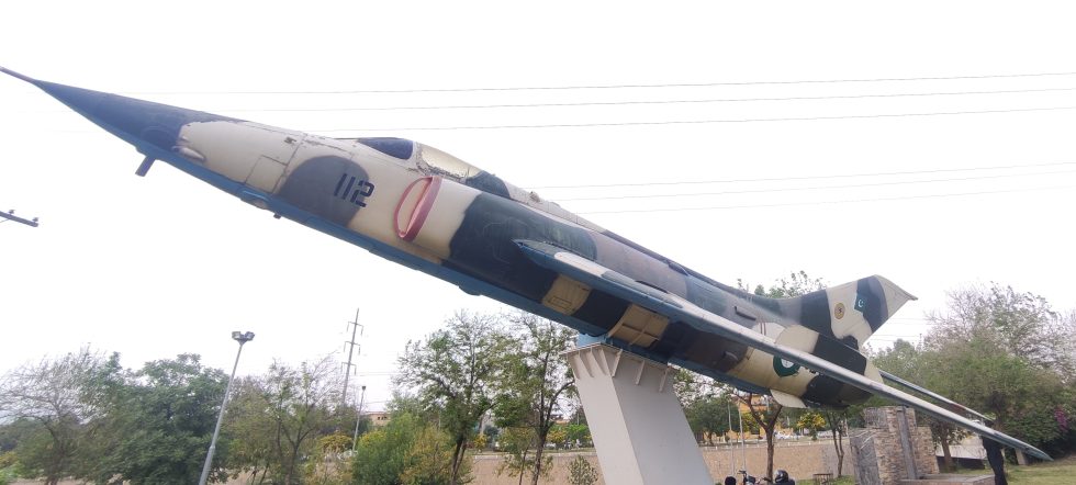 A Pakistan Air Force A-5C Fantan preserved as a monument in Islamabad  Pakistan was the largest export operator of the type.