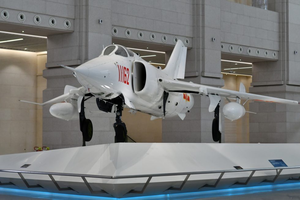 A Q-5 in PLAAF markings preserved in Beijing  the type served Chinas air force from 1970 until around 2017.