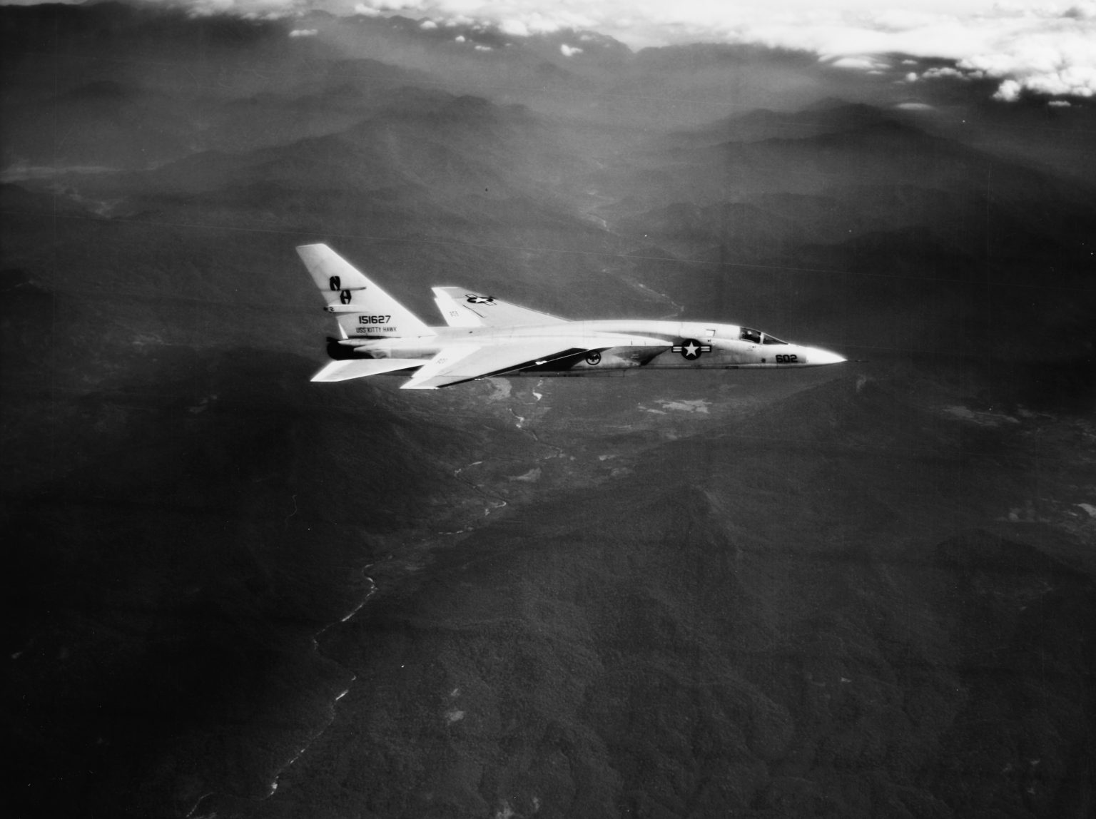 North American RA-5C Vigilante of the US Navy in flight