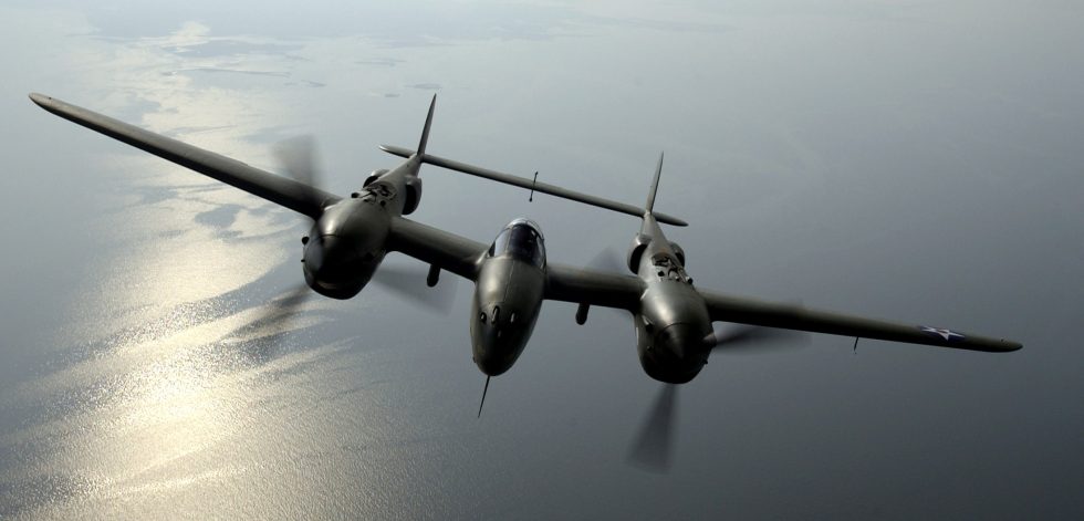 Head-on: every gun sat in the central nacelle, firing straight ahead with no convergence.