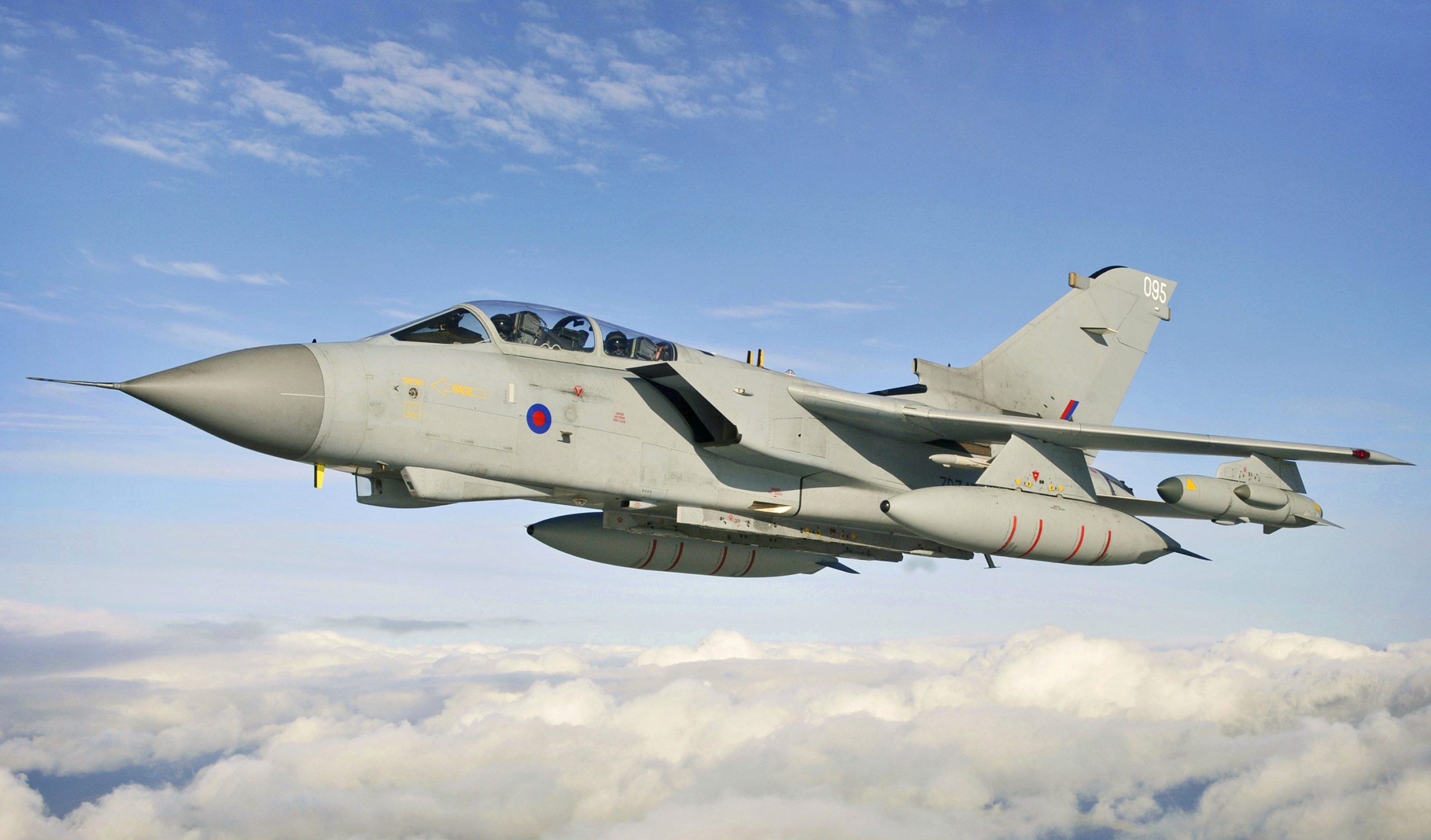 RAF Panavia Tornado GR4 strike aircraft in flight