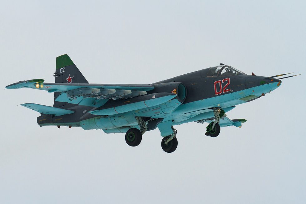 A Russian Air Force Su-25  Russia remains the largest operator of the type.