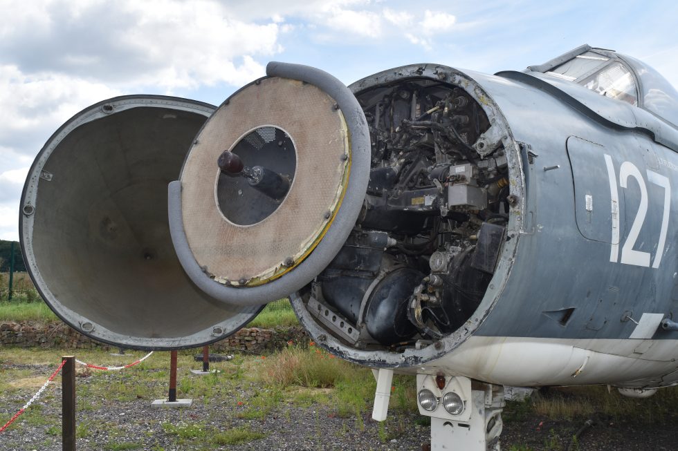 Preserved FAW.2 XJ565 in 899 NAS markings  the extended-boom later variant.