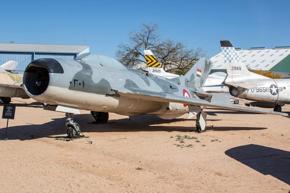 A preserved Shenyang J-6A one of the thousands China built of the Farmer.