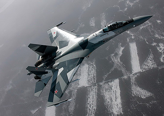 A Su-35S of the Russian Aerospace Forces.