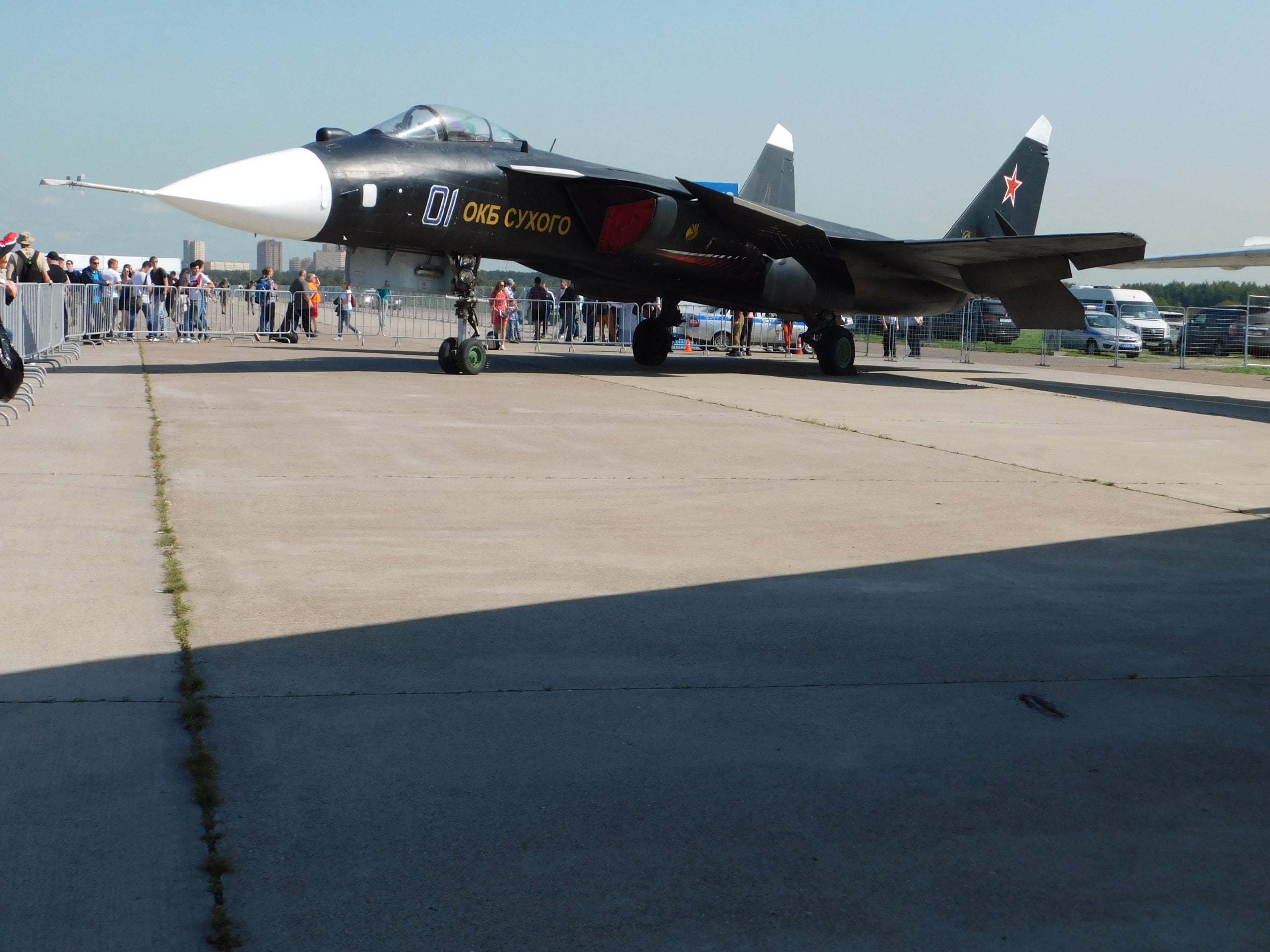 Sukhoi Su-47 Berkut forward-swept-wing experimental fighter