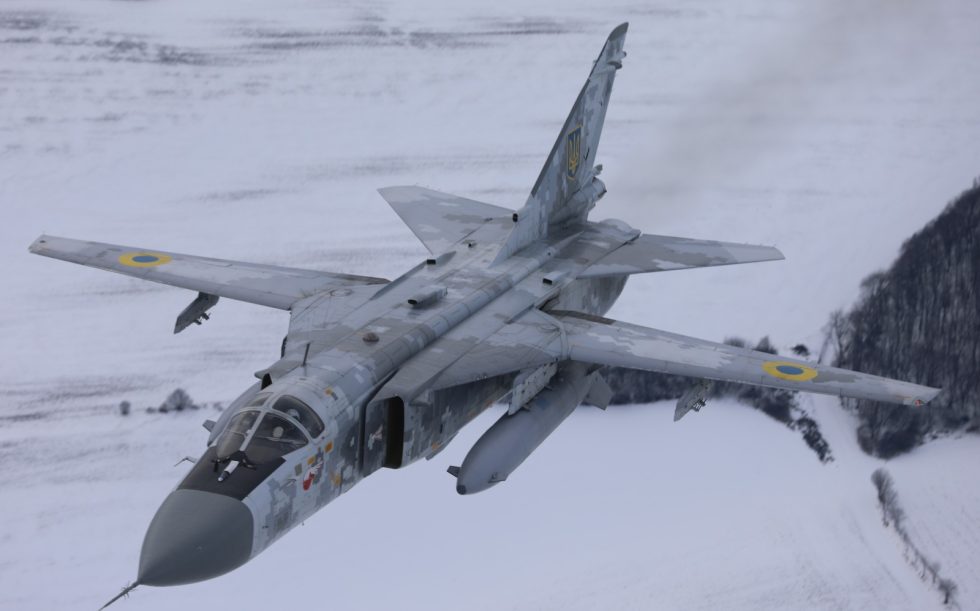 A Ukrainian Air Force Su-24 since 2023 the launch platform for Storm Shadow cruise missiles.