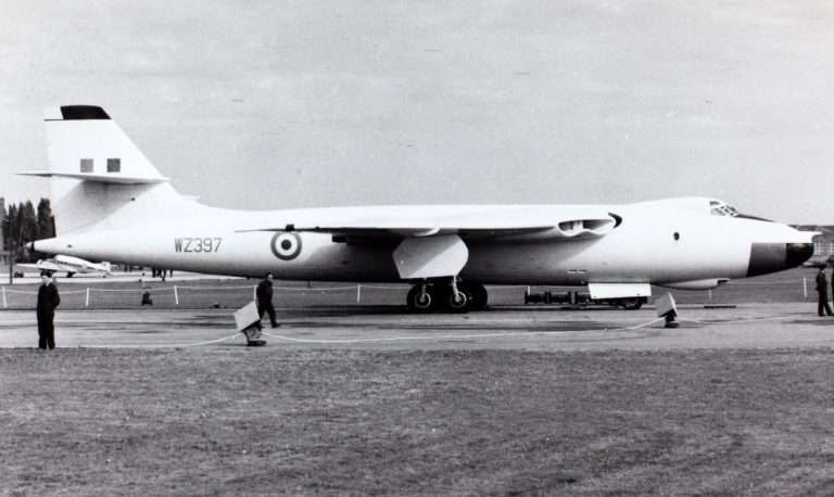 A period photograph of Valiant WZ397 an early production V-bomber.