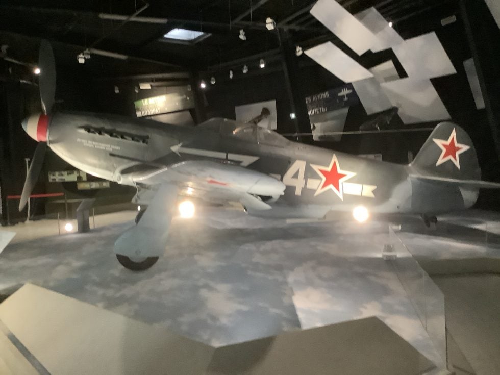 A Normandie-Niemen Yak-3 preserved at the Muse de lAir, Le Bourget.