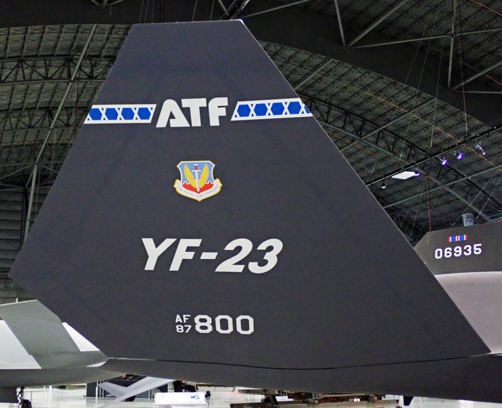 PAV-1 Black Widow II on indoor display at the National Museum of the United States Air Force near Dayton, Ohio.