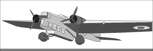 Amiot 143 side view