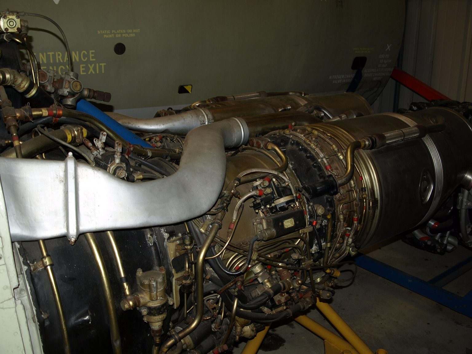 Armstrong Siddeley Double Mamba turboprop engine. Photo: Nimbus227 / Wikimedia Commons, public domain.