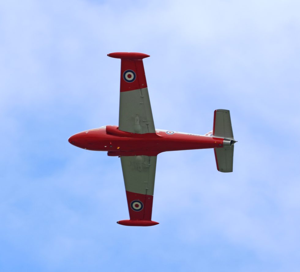 A preserved Jet Provost T.5, XM324  the pressurised trainer up close.
