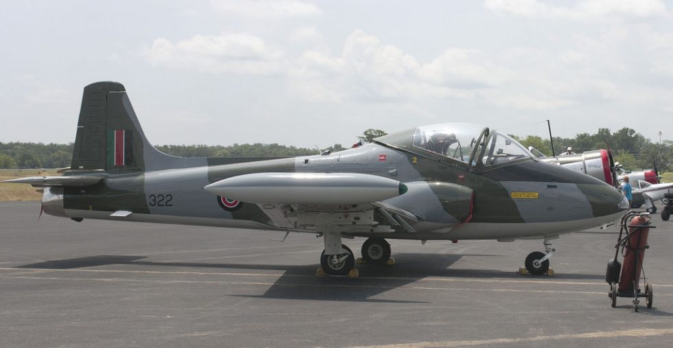 A Strikemaster in Kenya Air Force livery  one of many small air forces that bought the type.