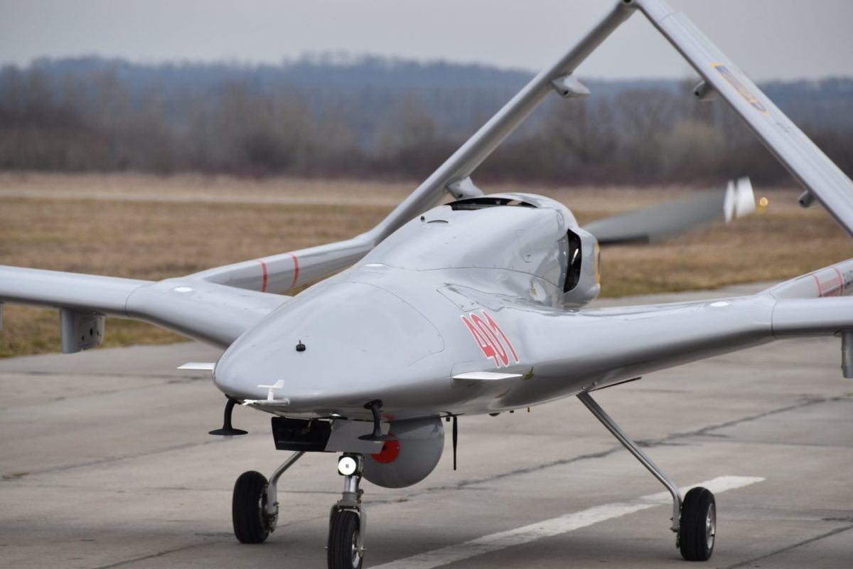 Bayraktar TB2 drone of the Ukrainian Air Force