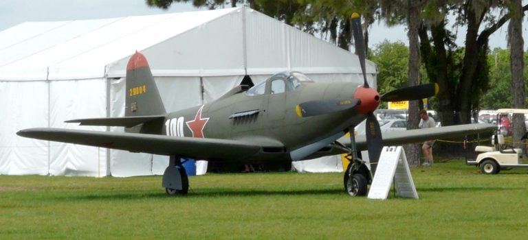 Restored Bell P-63 Kingcobra at a Florida airshow