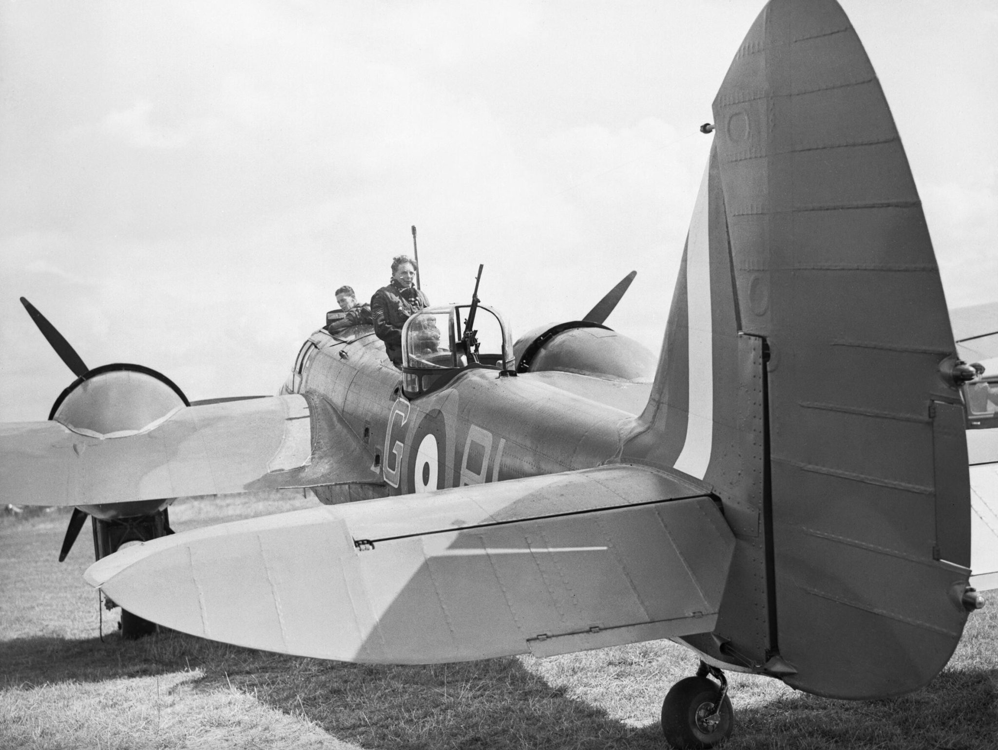 Bristol Blenheim light bomber of RAF Bomber Command in flight