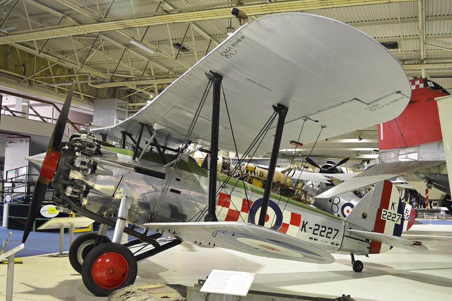 Bristol Bulldog Mk IIA &lsquo;K2227&rsquo; (G-ABBB), the RAF Museum&rsquo;s survivor in RAF markings. Photo: A
