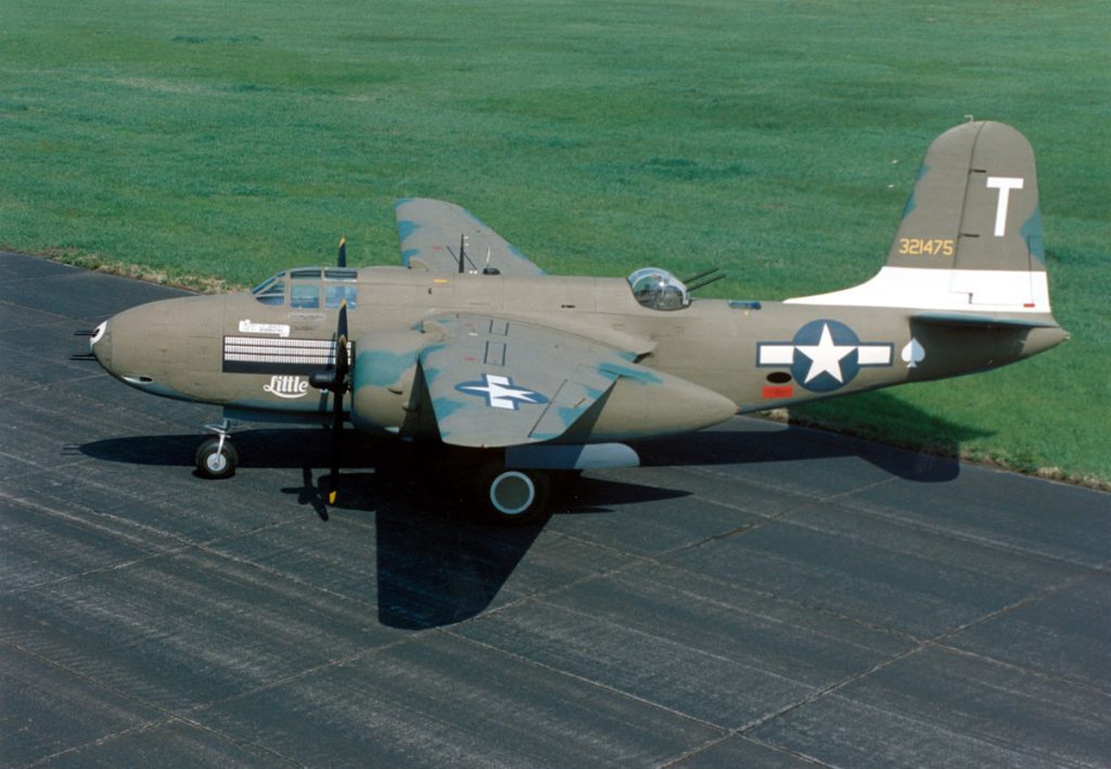 Preserved Douglas A-20G Havoc displayed in USAF markings