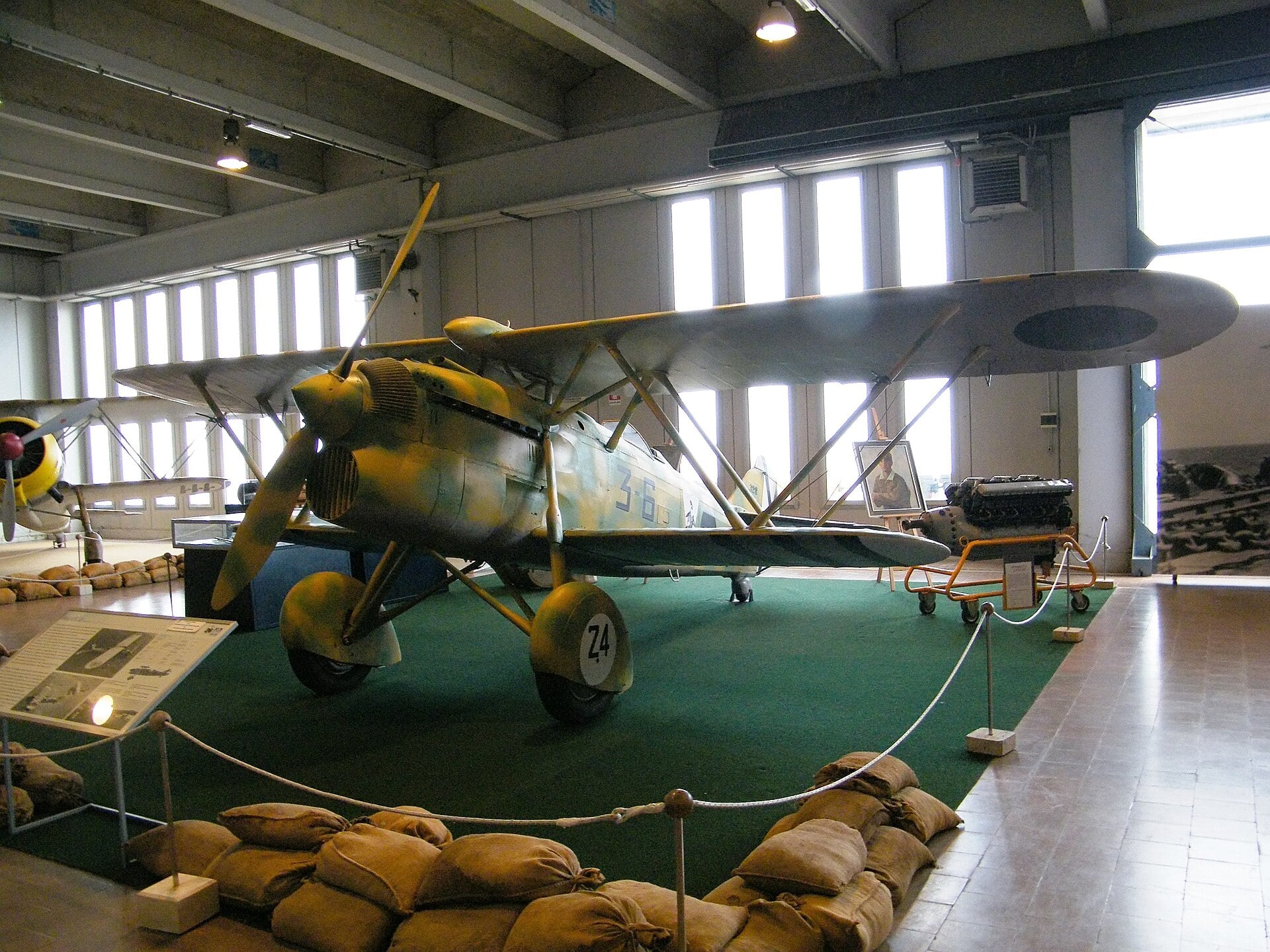Fiat CR.32 Italian biplane fighter