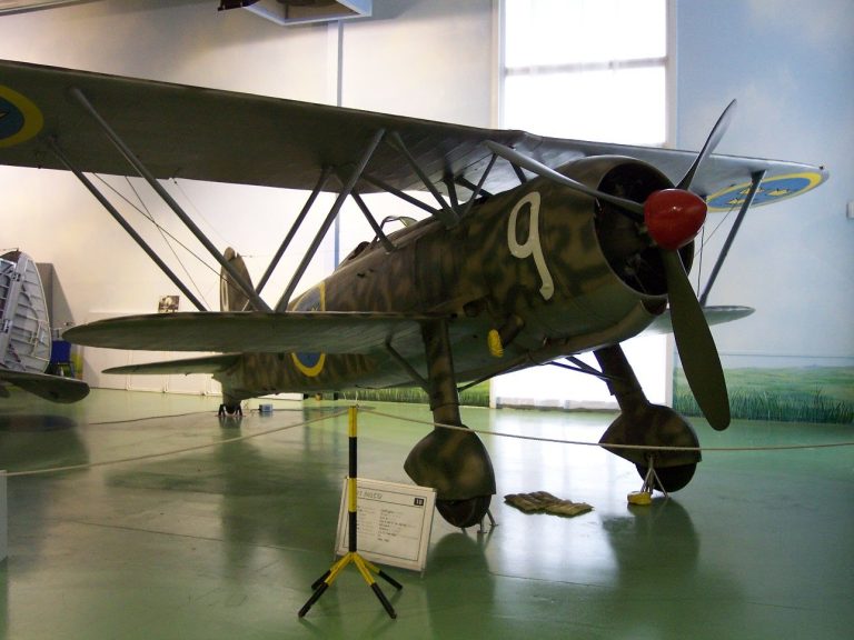 Fiat CR.42 Falco biplane fighter