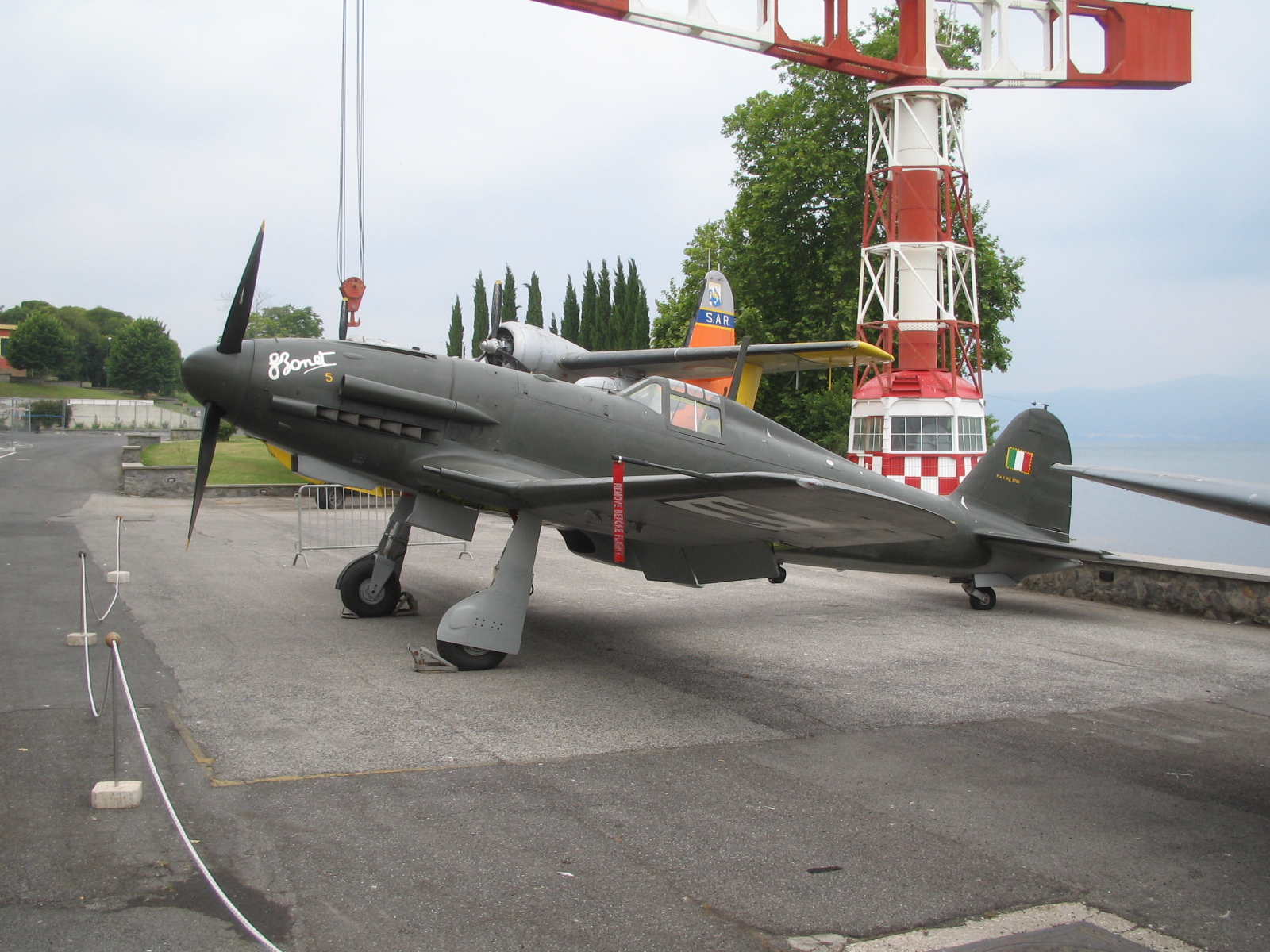 Fiat G.55 Centauro preserved at the Italian Air Force Museum, Vigna di Valle