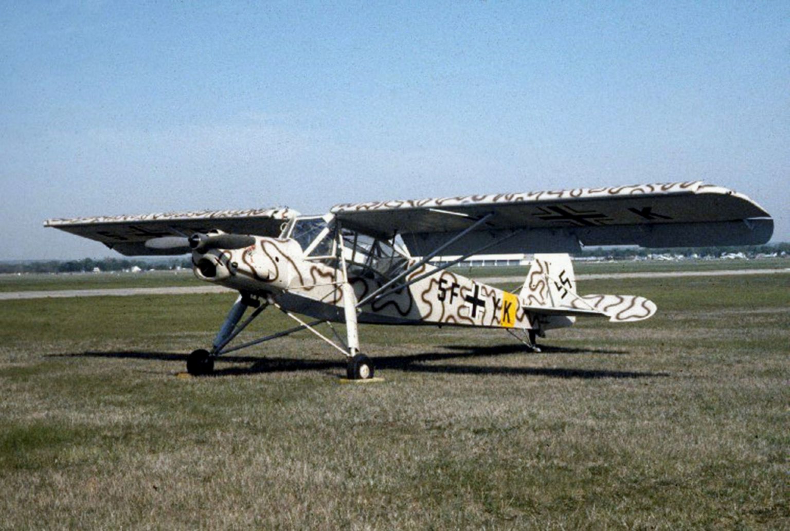 Fieseler Fi 156C-1 Storch photographed by the USAF
