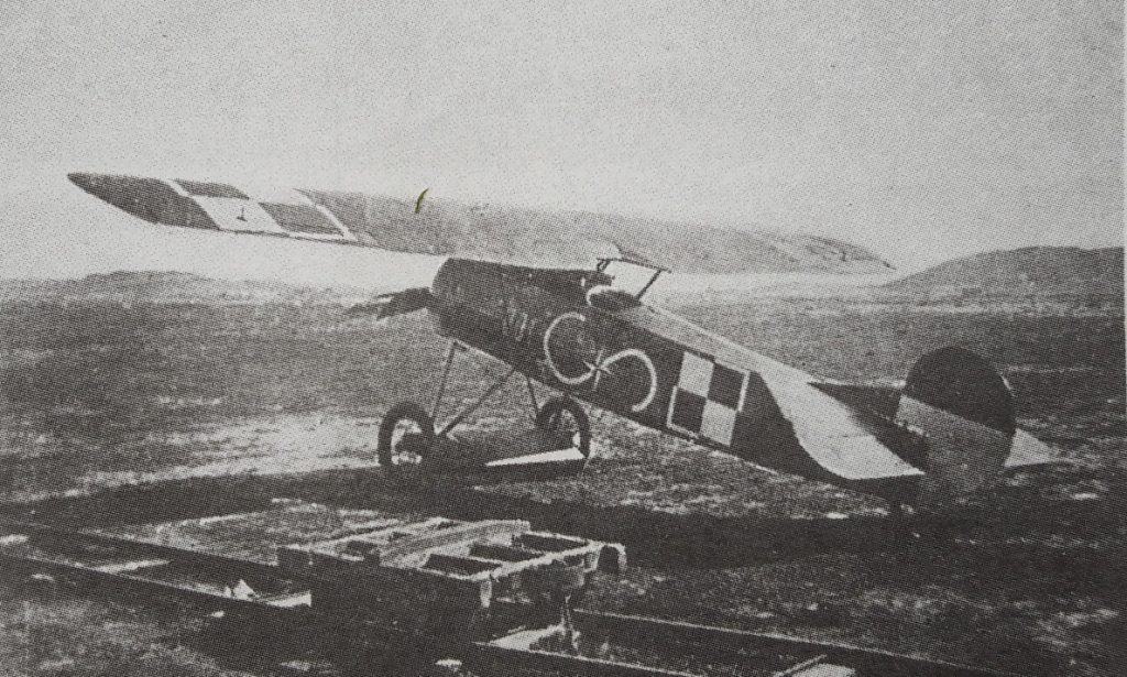 A Fokker E.V in Polish markings, flown by Lt. Stec — the type had a genuine combat career