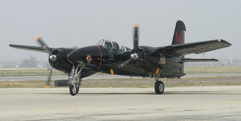 Grumman F7F Tigercat at Chino, California