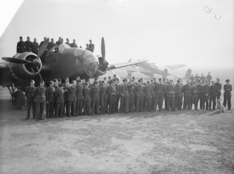 Handley Page Hampden of Bomber Command at Waddington