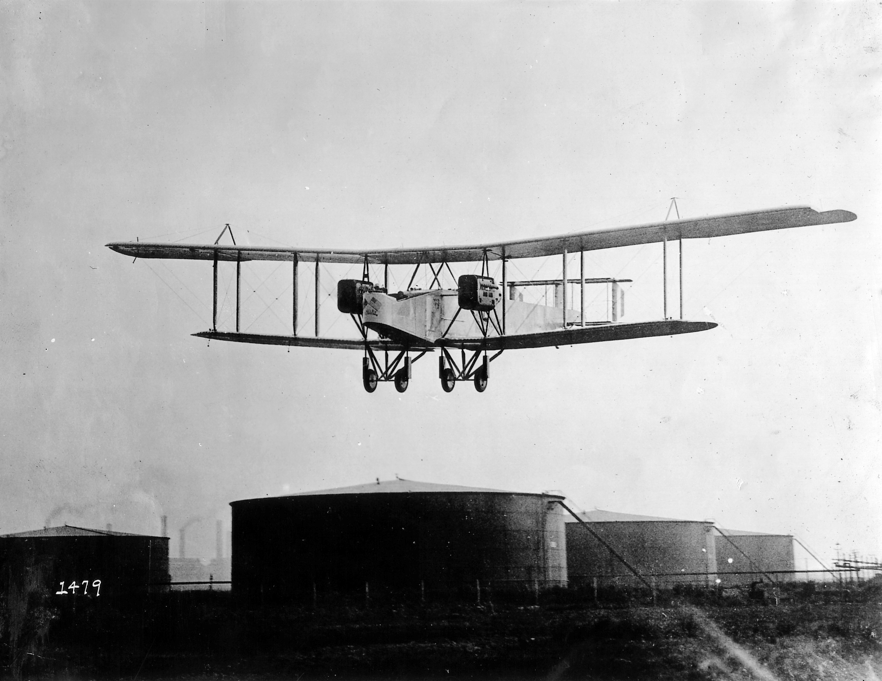 Handley Page O/400 twin-engined heavy night bomber of the Royal Air Force, 1918