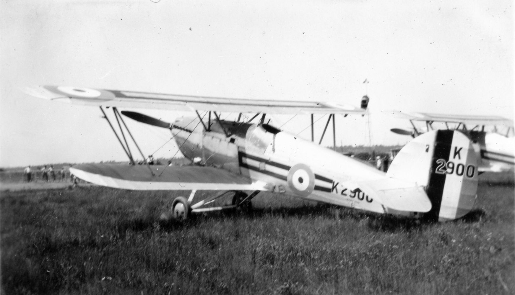 Hawker Fury Mk I biplane fighter of No. 1 Squadron RAF in the early 1930s