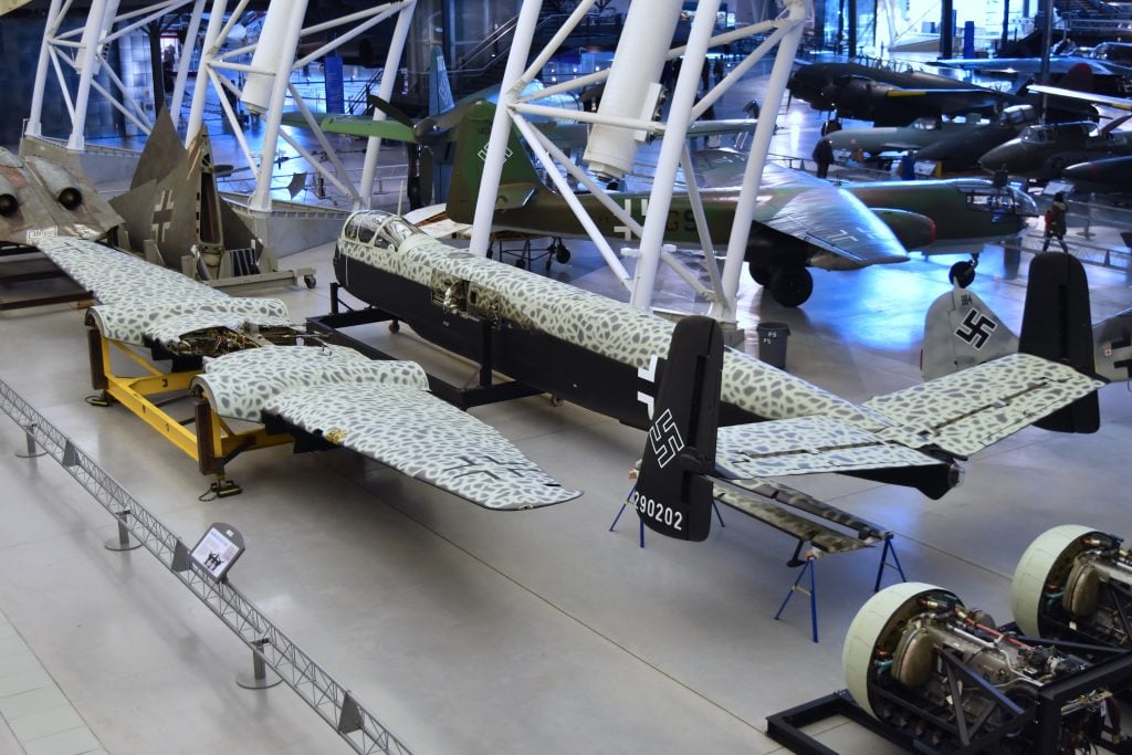 Heinkel He 219 A-2 Uhu Werknummer 290202, the sole surviving example, at the Smithsonian Udvar-Hazy Center
