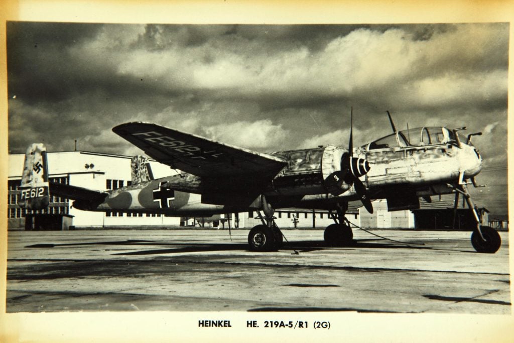 Heinkel He 219 Uhu night fighter, archival photograph